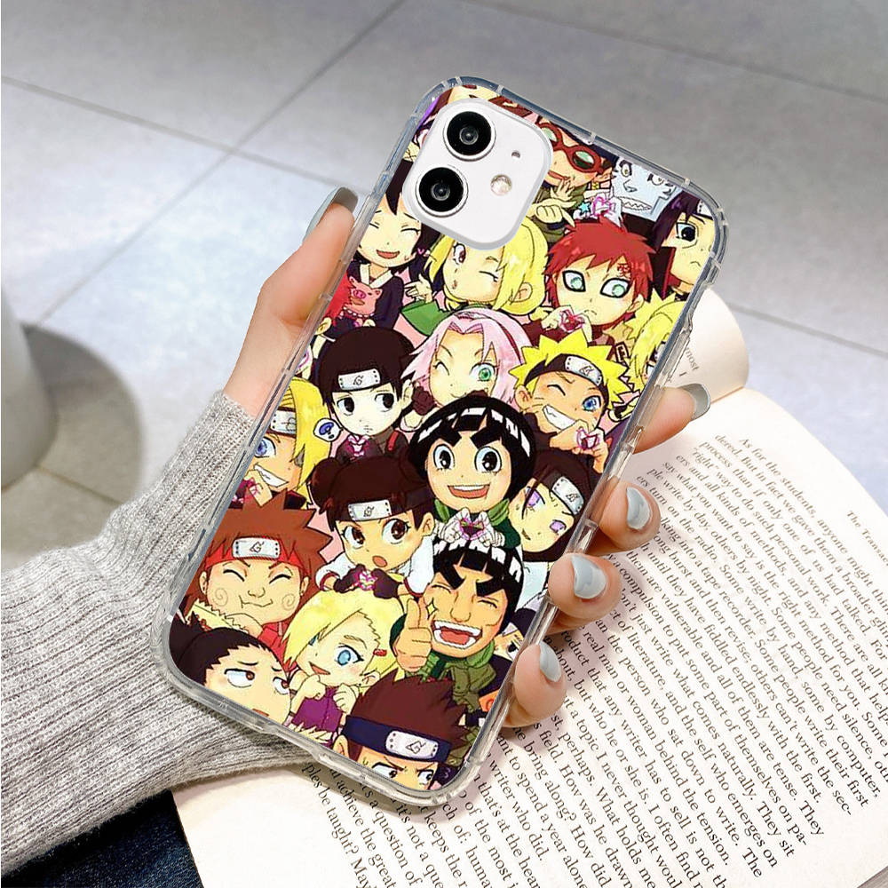 Case for Samsung A04 A14 A23 A34 A54 M23 M33 M52 M53 Realme 10 9 C30S C35 C55 VIVO Y02S Y21 Y51 X80 Pro Transparent Cover WI57 Naruto Anime