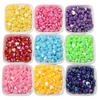 100Pcs Acrylic Colorful Love Beads For DIY Necklace Bracelet Earrings Jewelry Making Craft Accessories