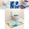 Premium Quality 3d Cartoon Design Bathroom Set With Non-slip Bath Mat And Rug