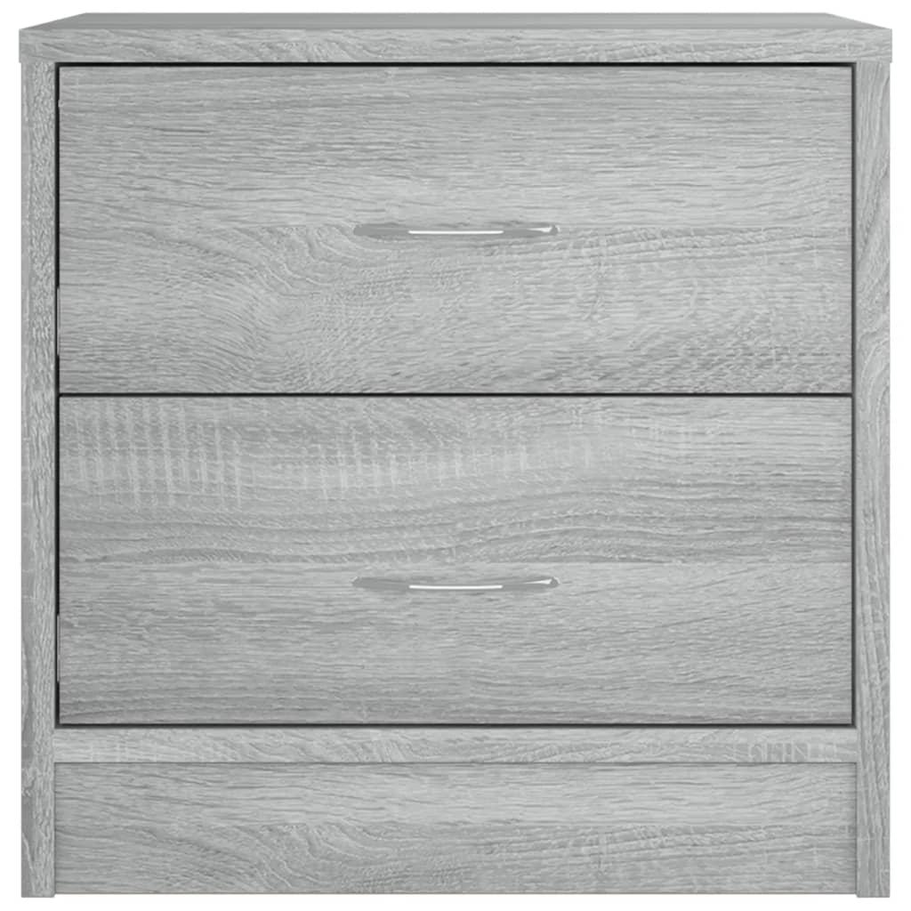 Nightstands 2 pcs Grey Sonoma 40 x 30 x 40 cm Particleboard