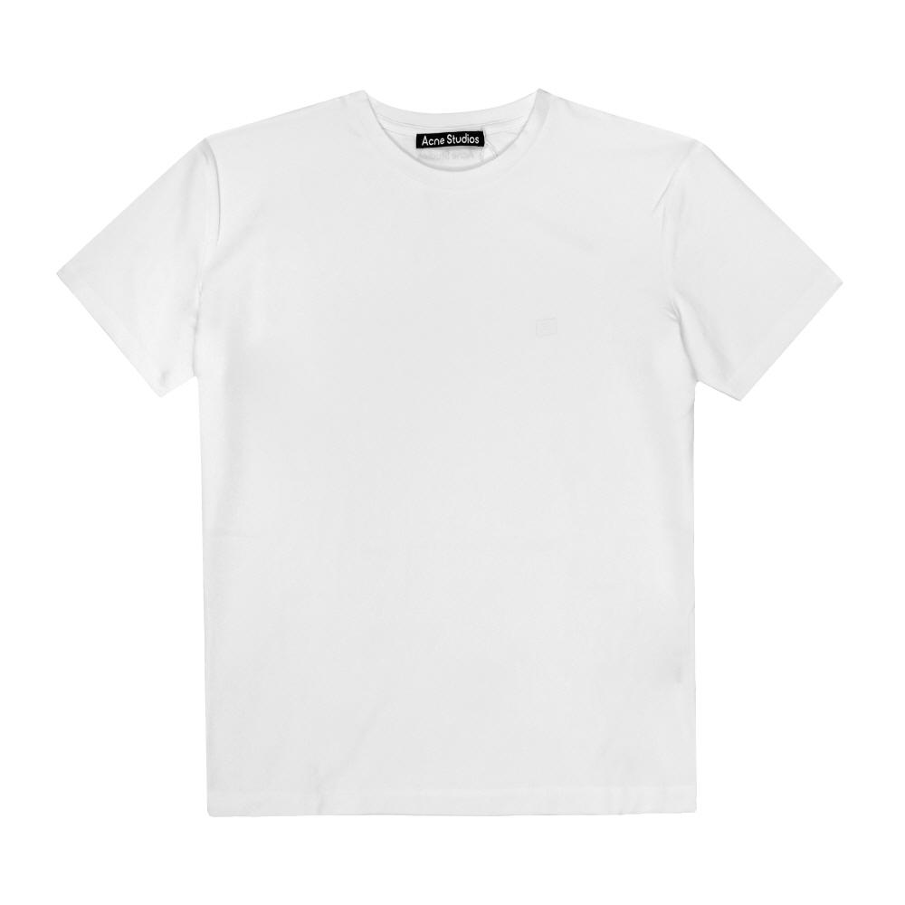 

Acne STudios Face Logo PaTch T shirT opTic whiTe 183 CL0309 OPTIC WHITE (XL)