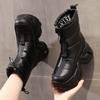 Winter New Thick-soled Inner Height Increase Velvet Non-slip Snow Boots Children's Muffin Warm Cotton Shoes