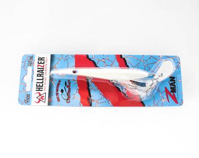 Zman Hell Raizer Tail Blade 5 Zoll sinkender Köder Snow (3451)