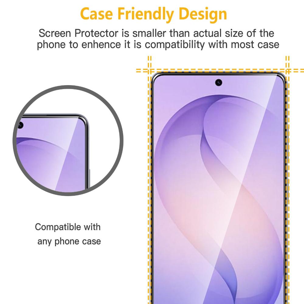 4PCS Screen Protector For Samsung Galaxy S26 Ultra S25 S24 Ultra S23 S22 S21 Plus Tempered Glass Fingerprint Unlock Screen Glass 2