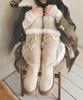 Moodnight Loreen Knitting Ribbon Shearling Fur Boots - 3 Colors