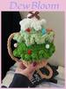 Christmas Tree Knitted Shoulder Bag With Phone Pocket For Holiday Style