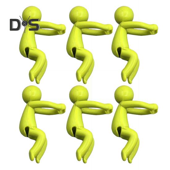 6-teiliger Pflanzenanzuchthalter für Stängel, Sprossen, Triebe, Zweige, Pflanzenstecklinge, Befestigungsclip, für den Innen- und Außenbereich, Gartenpflanzenanzuchtstation