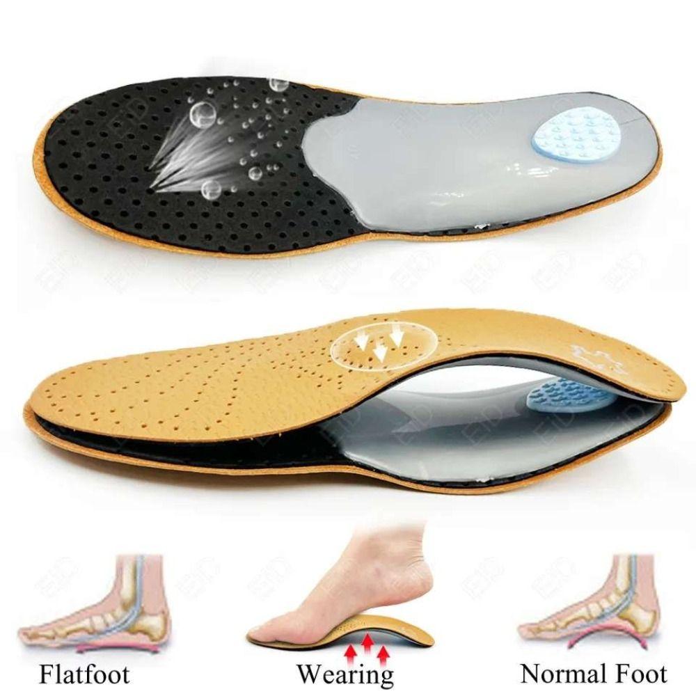 PU Leather Shoes Insole Foot Pad Health Foot Care Supplies Soft Sports Shoe Pad  Women