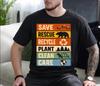 Save Rescue Recycle Plant Clean Care Earth Day Shirt, Eco Friendly Earth Day T-Shirt, Environmental Awareness, Save The Planet Men Women