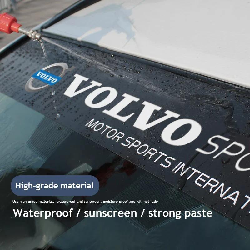 Car Windshield Sticker Waterproof Decor Decal Auto Styling Accessories For Volvo XC60 XC90 V40 V60 S60 V50 V90 S80 C40 XC40 V70