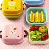 Double Layer Plastic Children Animal Snack Tableware Fresh Keeping Box Food Storage Box Lunch Box