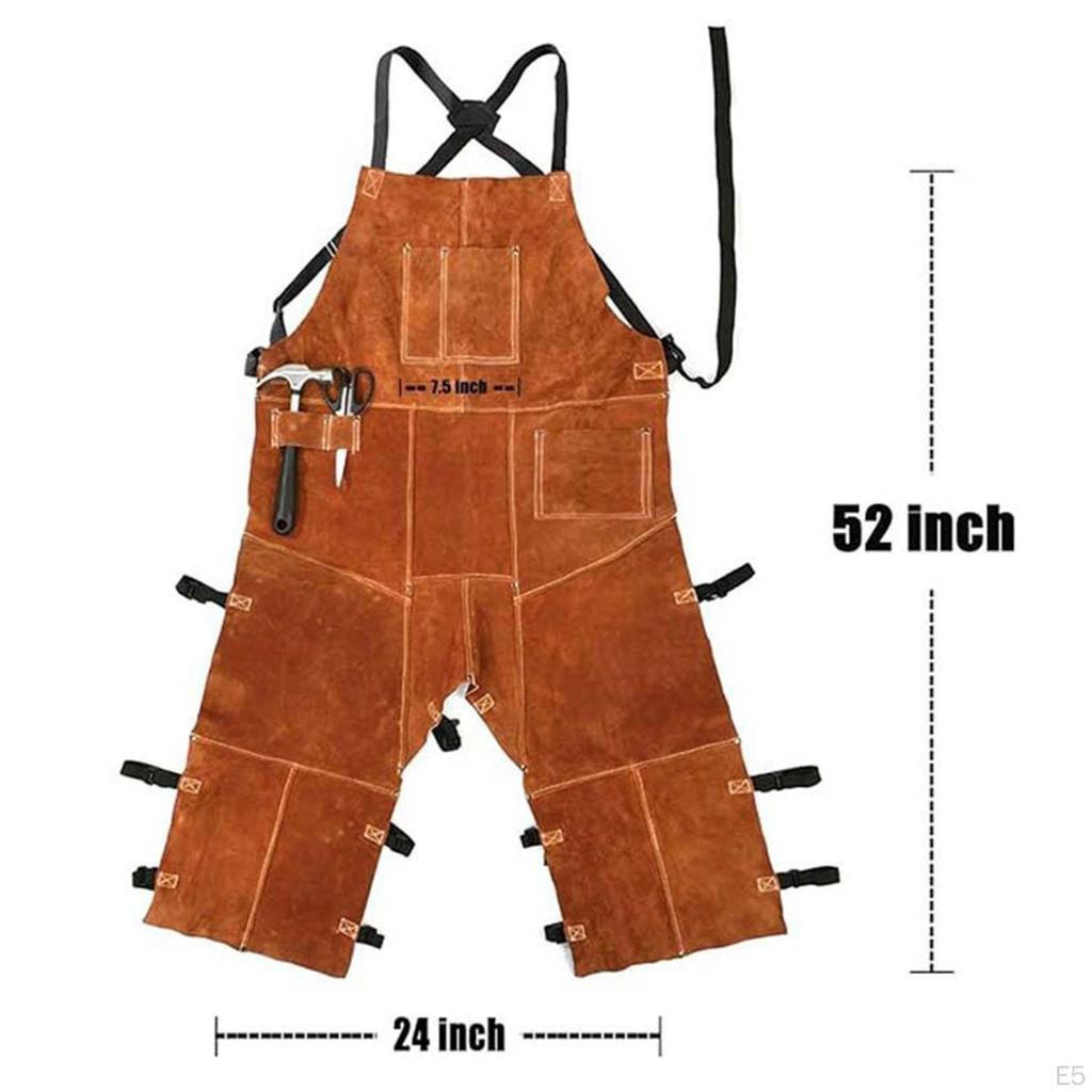 Tablier Jambes Séparées Boutique Mode Léger Protection Genoux Vêtements de Travail Travail pour Artiste Adulte