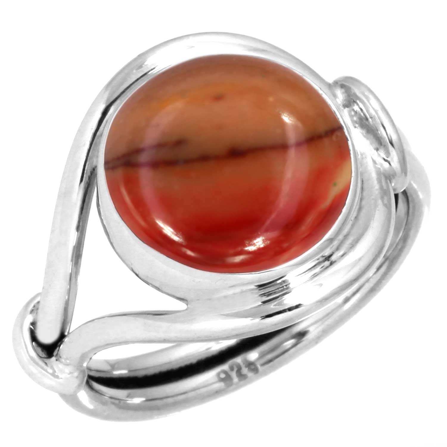 

Кольцо из стерлингового серебра 925 пробы Женское с драгоценным камнем Ручная работа Ювелирные изделия Свадебный подарок Мукаит Монтанский агат Моховой агат Шипастый устричный Родонит Глаз Шивы Мода 7.5