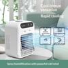 Portable Dormitory Spray Cooler with Humidification Electric Fan Desktop Mobile Air Cooler for Small Household Air Conditioner