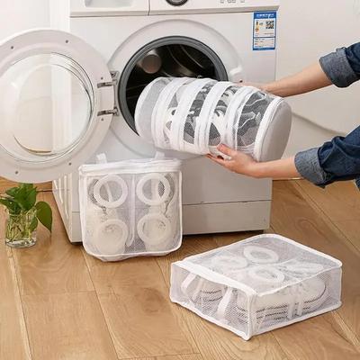 1PC Washing Machine Shoes Bag Portable Anti-deformation Protective Cleaning Supply Laundry Bag Mesh Washing Bag