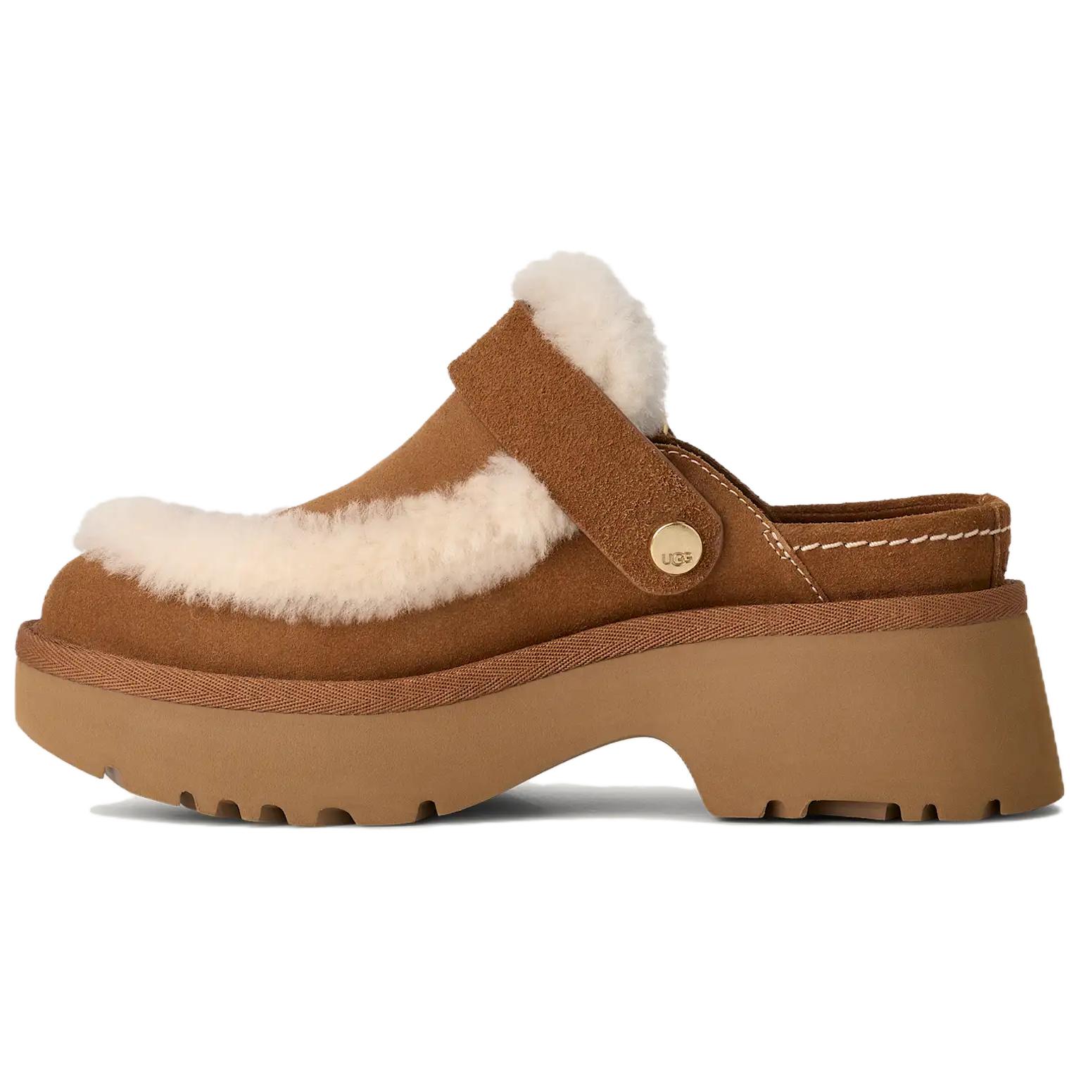 UGG Esmee Clog Casual Shoes 5CM Women s Chestnut 1173331-CHE 37