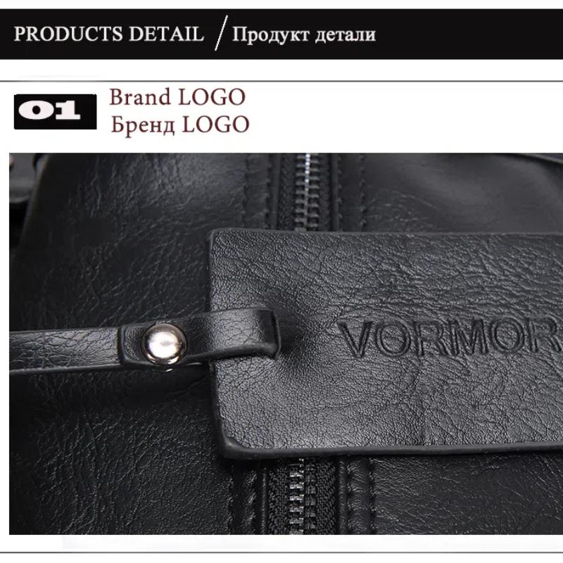 PU Leather Bag Business Famous Designer Bags Men Handbags Men's Travel Bags Laptop Briefcase Bag for Man
