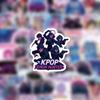 50 Pieces K-Pop Witch Hunter Group Cartoon Stickers - Creative DIY Decorative Decals for Computer Desktops & Tablets
