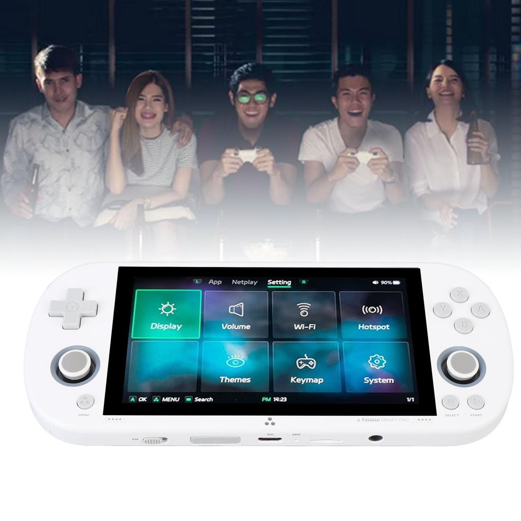 Handheld Retro Game Console 4.96 Inch 720x1280 Screen Portable 64GB Video Gaming Console Supports 28 Simulators for System