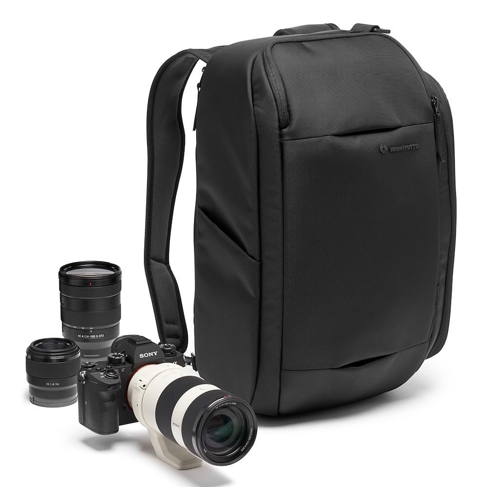 Kamera-Rucksack Advanced Hybrid Backpack M III Stativ-Halterung für kleine Stative Wasserabweisendes Material Regenschutz im Lieferumfang enthalten MB [Manfrotto] MA3-BP-H