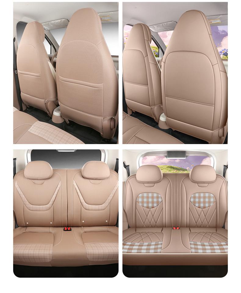 Fifth-Generation 2026 Wuling Hongguang MINIEV Four-Door Seat Covers – Full Coverage Leather Cushions for All Seasons