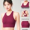 Laishuhui Ribbed Hollow Back Yoga Sports Vest Bra