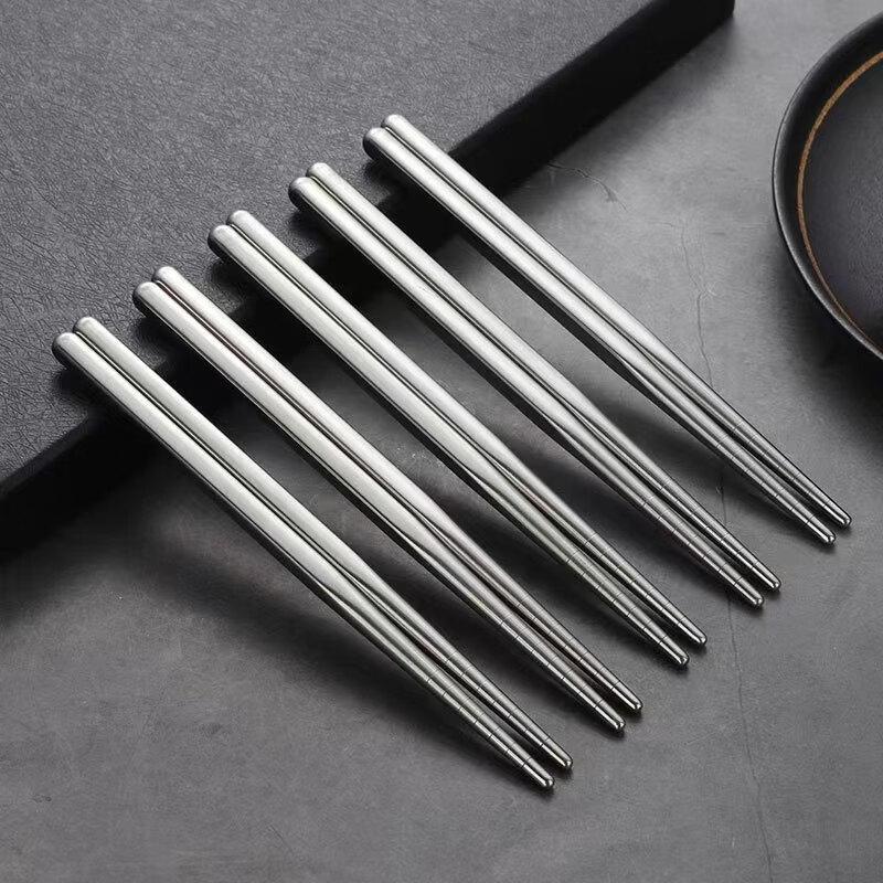 Ruhan 304 Stainless Steel Children's Anti-slip Chopsticks