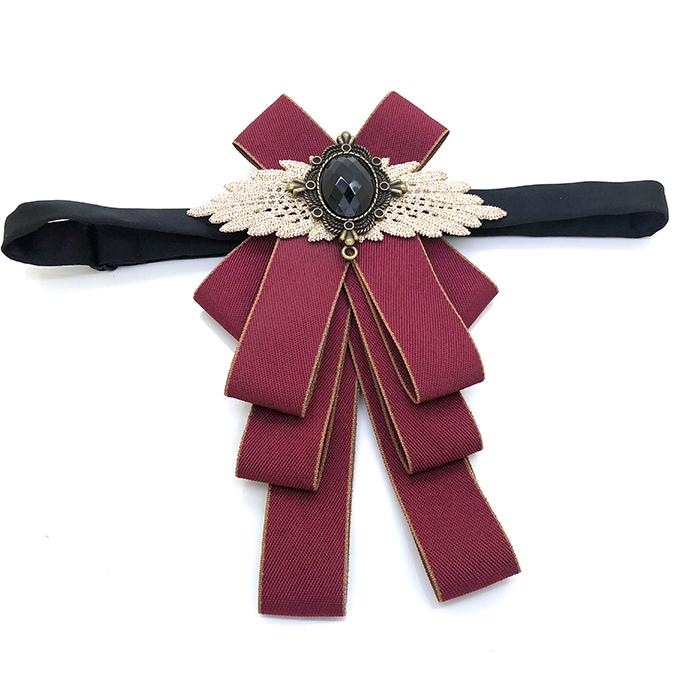 Ladies Polyester Bow Tie коричневый