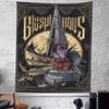 XXL Mode Heißes Action-Abenteuer-Spiel Blasphemous Wandteppich Wandbehang Wandteppiche Schlafsaal Dekor Decke Camping Dekoration Wandteppich