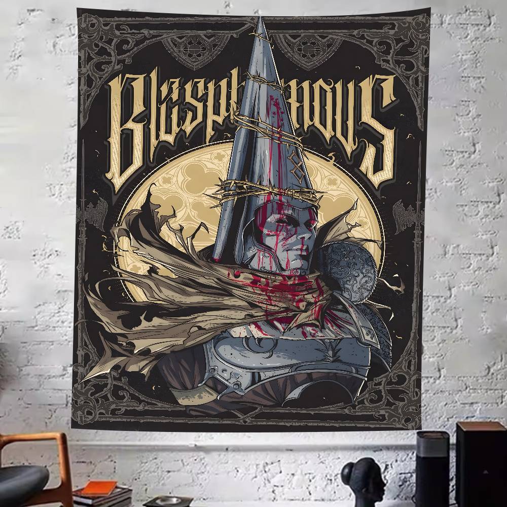 XXL Mode Heißes Action-Abenteuer-Spiel Blasphemous Wandteppich Wandbehang Wandteppiche Schlafsaal Dekor Decke Camping Dekoration Wandteppich