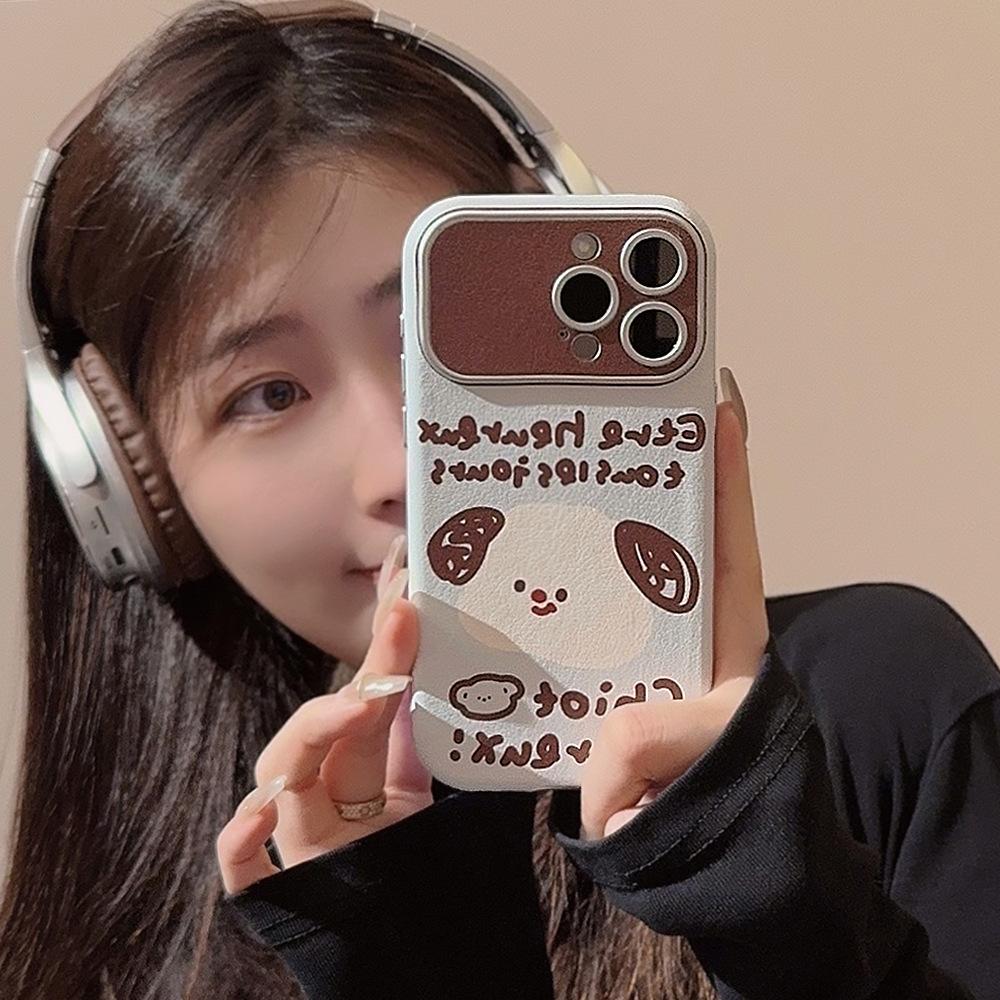 Cortical Cartoon Animals Suitable for 16 Apple 15 Promax Mobile Phone Case Iphone14 Couple 11 All Inclusive 13 Korean