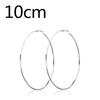 Women 3-10cm Small Big Circle Hoop Earrings Statement Ear Ring Fashion Jewelry Gift Nightclub DJ 2020