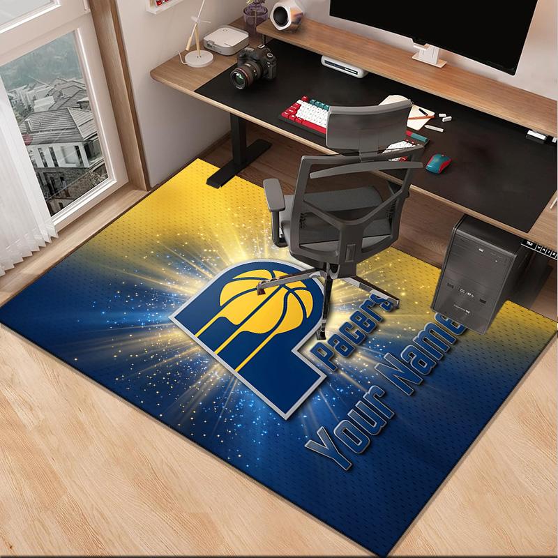 Custom NamePacers Basketball Team Carpet, Indoor Rug, Chair Rug, Living Rooms, Doormat Made From Polyester Home Decor Birthday Christmas Gifts