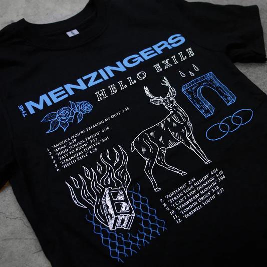 New Popular The Menzingers Black T-Shirt Cotton Full Size RD418 Unisex T-Shirt XXXL