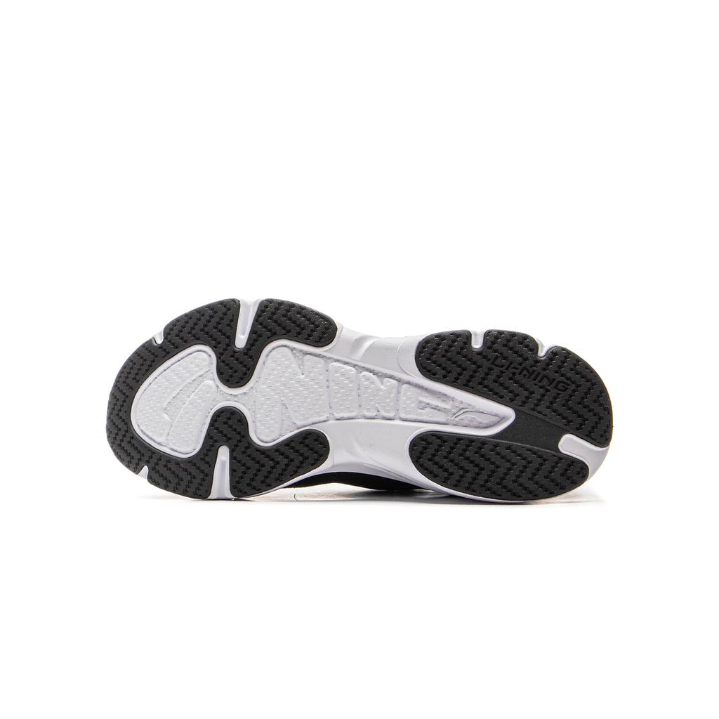 Li Ning Kids Outdoor Sports Comfortable Shock Absorbing Breathable Low Top Casual Shoes Kids Casual Shoes Black YKCV088-3