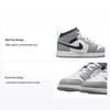 Baskets Air 1 Mid PS Light Smoke Grey Enfants Blanc Anthracite 640734-078