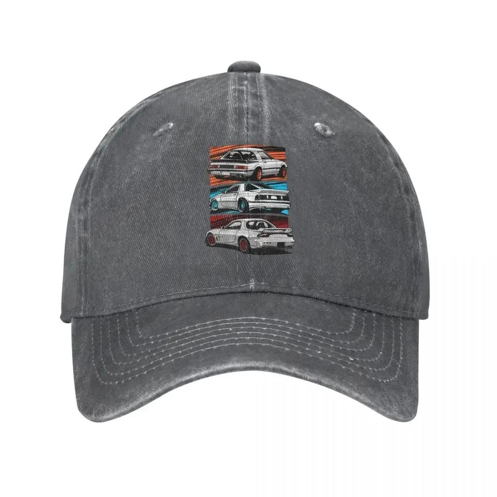 Casual Black Hole Baseball Cap Unisex Distressed Denim Snapback Outdoor All Seasons Travel S Hat