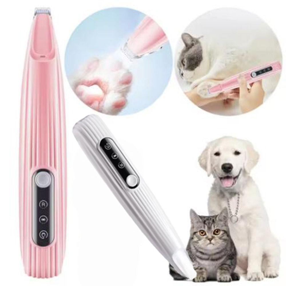 Smart Display Paw Hair Trimmer Low Noise Cat Hair Shaver Pet Electric Hair Clipper  Face Trimming