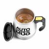 xuuyuu Automatic Mixer Cup, Stainless Steel Mug with Insulation, Automatic Magnetic Stirring Cup, Automatic Stirring, and Keeps Hot Water Warm (White)