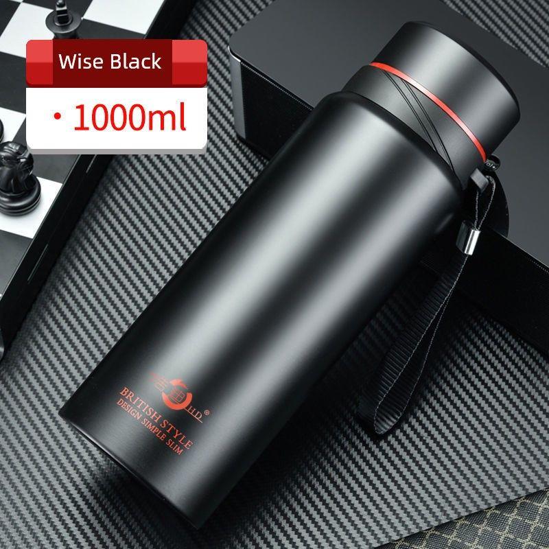 Smart 304 Stainless Steel Large Capacity Vacuum Cup for Male and Female Students Indoor Outdoor Portable Business Tea Making Water Cup