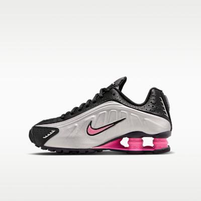 Nike Shox R4 Черный Металлик Серебристый Pinksicle (GS) 35.5
