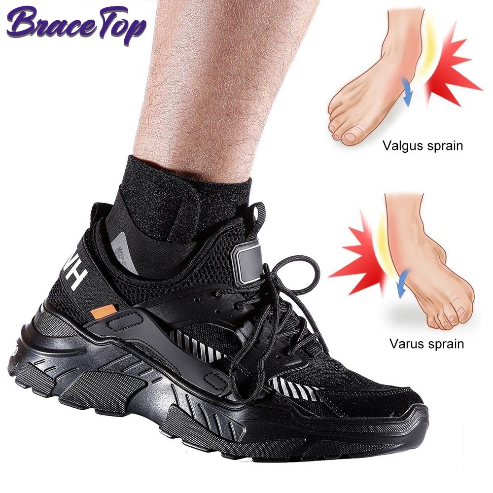 1 Pc Sport Compression Ankle Support Ankle Stabilizer Brace Tendon Pain Relief Strap Foot Sprain Injury Wrap Basketball Football