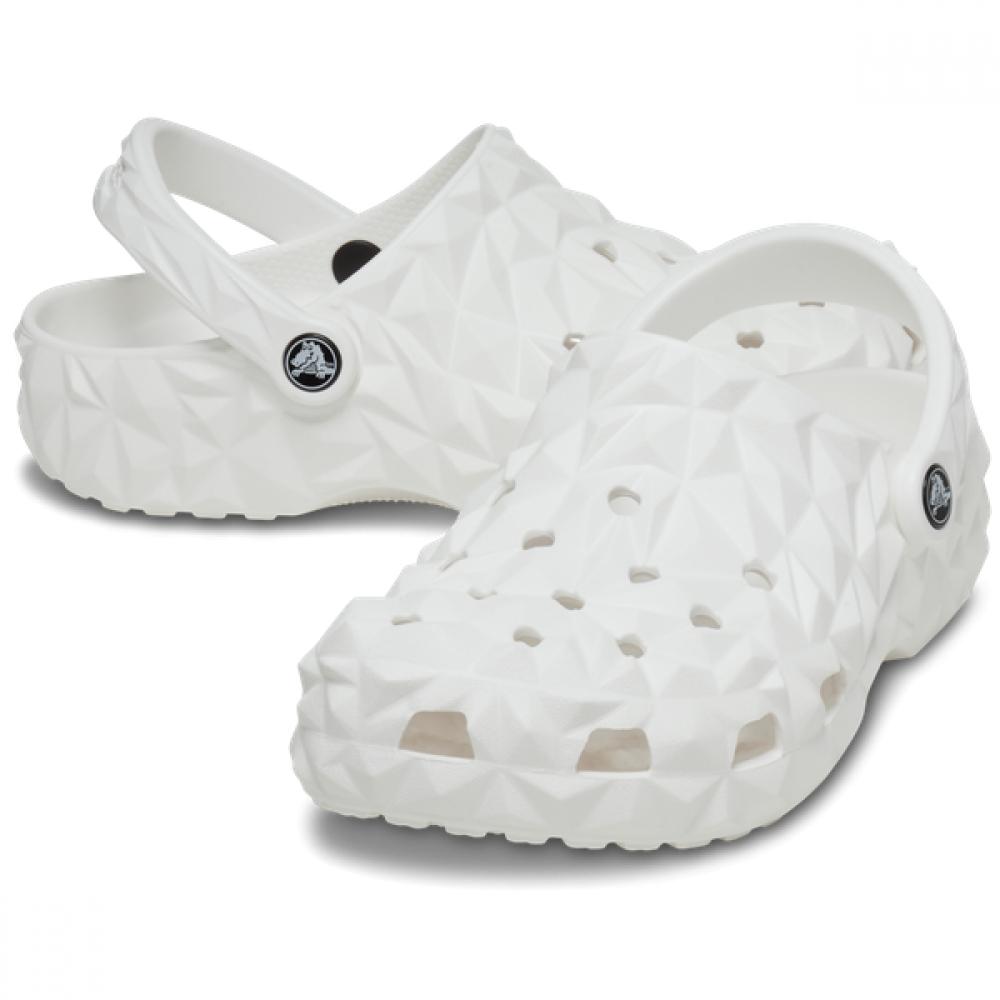 

Crocs Galleria Crocs Headquarters Public Classic Geometric Clogs 209563 100 white/265