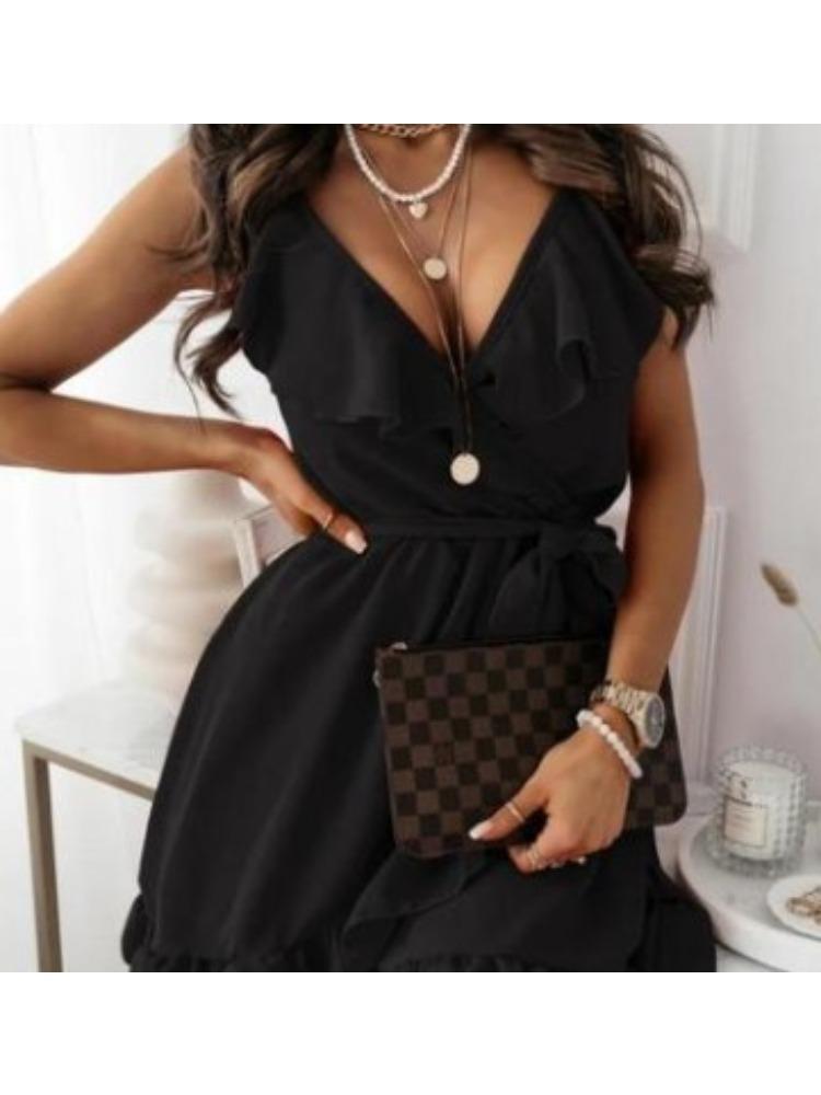 Sexy Fashion Spaghetti Strap Comfortable Dress Lightweight High Recognition Elegant with Flattering Chic Bodycon Dress for Summer Daily