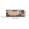 M87 RGB Backlight Gaming Keyboard Effect Silent 2.4G Wireless Mechanical Keyboard Custom Gasket Keyboard  for PC Laptop Tablet