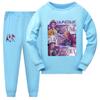 Costum Kpop vânător de vrăjitoare grup adulți copii jumătate de corp manecă scurtă pantaloni scurți