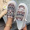 2025 Canvas Loafers Women's Shoes Flat Casual Shoes Women's Cloth Shoes