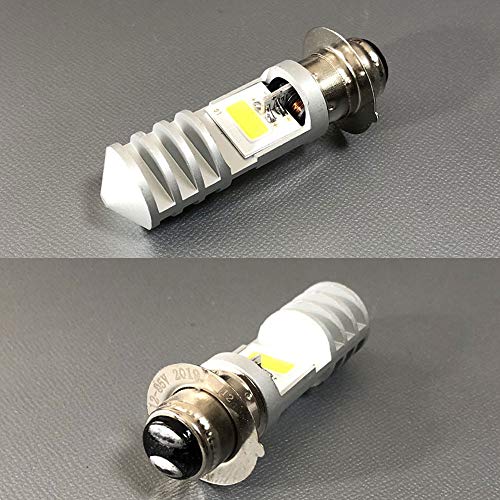 Discover Winds Super Bright P15D Motorcycle LED Bulb COB LED Headlight Bulb Non-polar DC/AC Compatible Custom Dress Up
