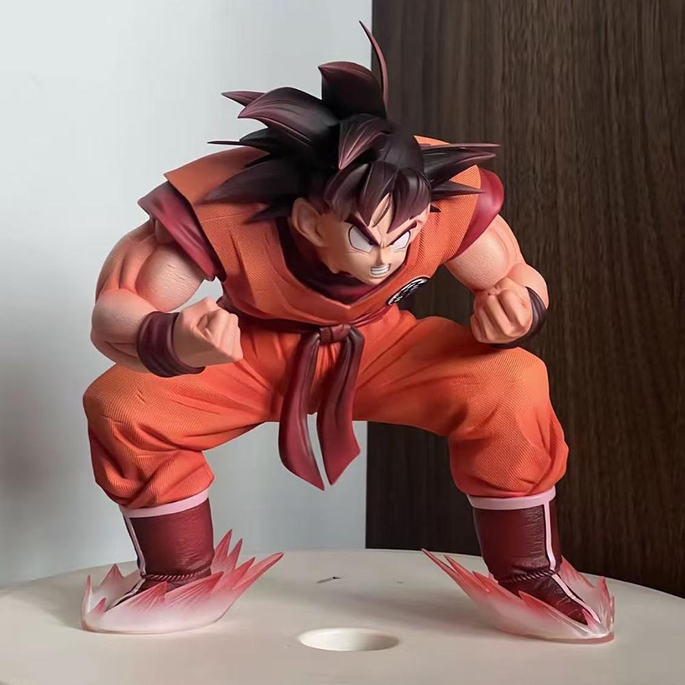 17cm/6.69inch Anime Dragon Ball Z Kaiouken Goku Figure Super Saiyan Son Goku Action Figurine VF Statue Collection Model Toy Gift