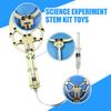 Wooden Robot Eating Coin STEM Electric DIY Student Educational Teaching Kit Experiment Assembled Education Learning Supplies